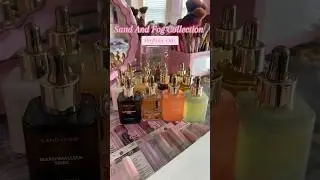 Sand And Fog Perfume Oil Collection! #sandandfog #perfume #perfumecollection
