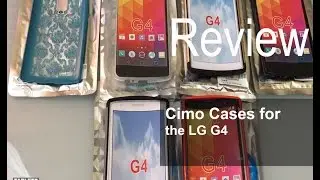 Six LG G4 Cases from Cimo
