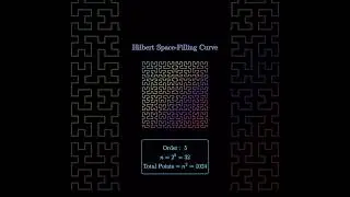 This Curve Fills Space 😮 Hilbert Was 100 Years Ahead #ai #shorts