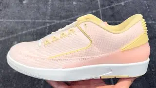 Air Jordan 2 Low Craft Seersucker Atmosphere Pink Shoes
