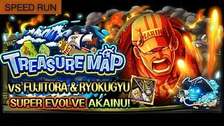 OPTC - Speed Run Teams! Treasure Map Vs. Fujitora & Ryokugyu