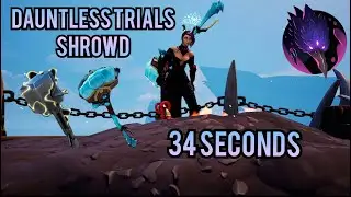 Dauntless Trials Shrowd 34 Seconds Solo Hammers