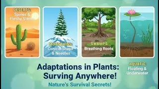 🌱 Plant Adaptations: Surviving Anywhere!