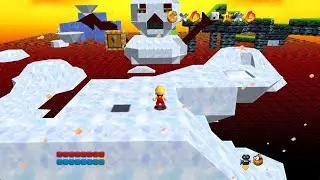 Dark Star & Ice Galaxies Collide by genzaijh - Mario Builder 64