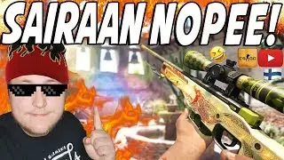 SAIRAAN NOPEE! 🔥 Hauskat Hetket CS:GO Suomi (Counter Strike: Global Offensive Competitive)
