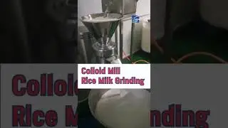 Colloid Mill Rice Milk Grinding Process Golden Machinery Colloid Mill Machine for Sale