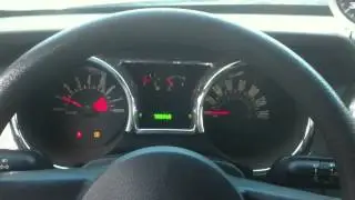 2007 Ford Mustang GT Startup inside cockpit