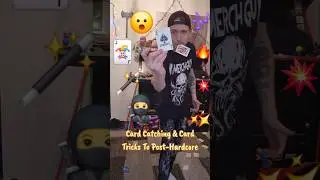 🃏Card Catching & Tricks 2 Post-Hardcore🎸#flowarts#magic#music#cardtrick#posthardcore#magician#tricks