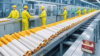 How 20,000 Cigarettes Are Made Per Hour | Complete Factory Manufacturing Process Start to Finish