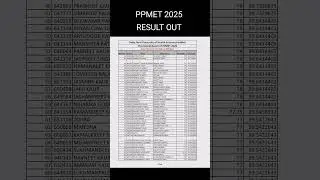 PPMET 2025 RESULT OUT 🎉 | Check Now on BFUHS Website!