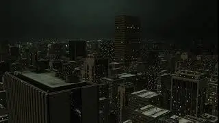 city establishing shot