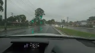 ASMR Therapeutic Drive Through Torrential Rain | Drive Therapy | White Noise