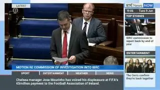 Pearse Doherty speaking in the D&aacute;il