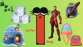 Letter I Things Vocabulary Song 🎵I Is for Ice Cream 🍦| Learn I Words song | Alphabet Songs for Kids!