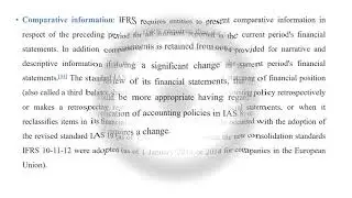IFRS 4 Features and elements of IFRS