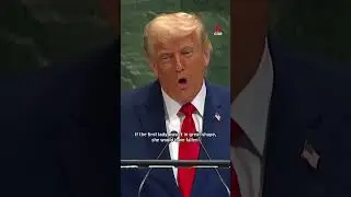 Trump complains about broken escalator, teleprompter at UN