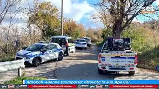 Agropoli, 40enne scomparso: ritrovata la sua Ape Car sulla collina di San Marco