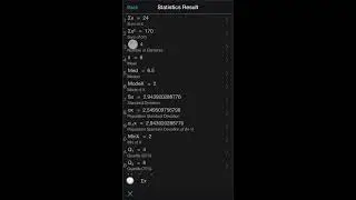 Calculator Infinity (∞) Tutorial - Single Variable Statistics (NEW)