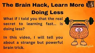 BOOKY ENGLISH | The English Brain Hack | Learn More by Doing Less | Think and Talk in English