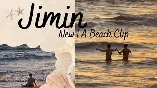 Jimin&rsquo;s LA Beach Post ✨ From Jimin &rarr; Hobi &rarr; Tae | His Love for the Ocean #jimin #vmin #beach #bts