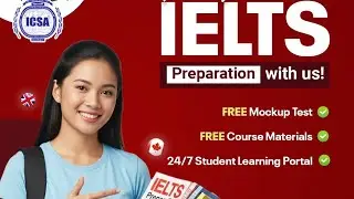 Icsa Ielts Review Course 🌍  Pass Ielts & Move to Canada, Uk, or Australia for Study or Work
