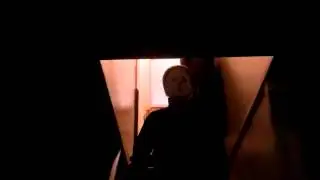 Me wearing the Tots H2 Michael Myers mask part 2