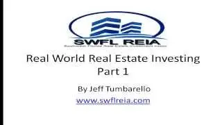 Fla. Real Estate Investment distressed information for beginners