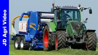 2020 | Fendt 718 + G&ouml;weil | Balen persen | Pressing bales | Johan Frens Hulshorst | Ballen pressen