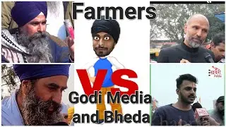 Godi Media and Bheda da roast  | Sukhraj No Farmers No Food#wesportfarmers🌾#farmersprotest #roast