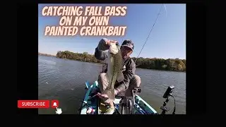 Catching fall bass on my own airbrushed crankbait, and where to find them