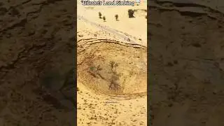 Bikaner Land Sinking #viralnews #bikaner #lunkaransar #facts #youtubeshorts #trending #news #shorts