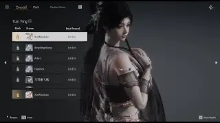 Tian Ying Speedkill wr 1min14s Nameless Sword Abyss ~ Where Winds Meet