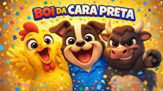 BOI DA CARA PRETA  - TicoLiro E ManoChurras - Música Infantil versão noite