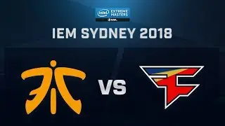 CS:GO - FaZe vs Fnatic - Mirage - IEM Sydney 2018 - Quart de finale - Map 2