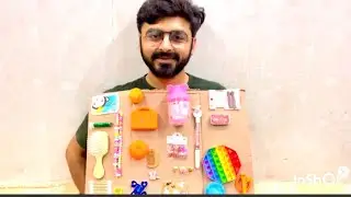 Fidget Board ASMR /  Scratching Tapping Small Things 🧒