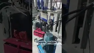 Quadruple leveling machine#leveling#steelcoils#rollformingmachine