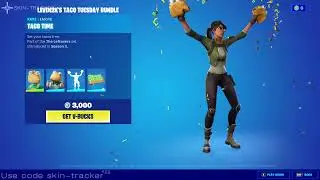 LEVEN2K's TACO TUESDAY BUNDLE in Fortnite ITEMSHOP (Taco Time Emote Returning?)