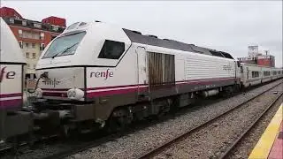 TRENES INTERCITY CON ALTARIA 252-334-AVANT 121-ALVIA 120-CAMELLO 592 CP Y REGIONAL 599