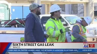 Crews respond to gas leak in downtown Waco