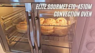 Elite Gourmet ETO-4510M Convection Oven Review & Test | Best Convection Toaster Oven