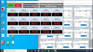 C#: Modbus Master RTU Multiple Slave Real Time. #Modbus RTU.