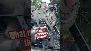 At the time of this video, this Steam locomotive is 101 years old! What makes it a decapod? #steam
