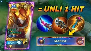 WTF UNLI 1HIT DAMAGE!!!😱 ALDOUS BEST ONE HIT BUILD FOR 2025!!! (you must try...)