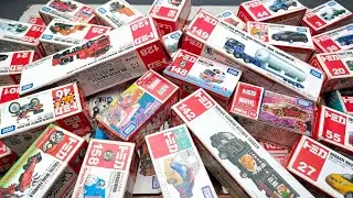 【トミカ】ミニカー大集合! Vo9 遊んだトミカを箱に入れて並べてみました。