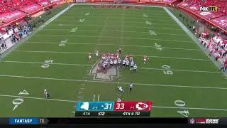 Joey Slye Misses 67 Yard Field Goal on Final Play | Panthers vs. Chiefs | NFL Week 9