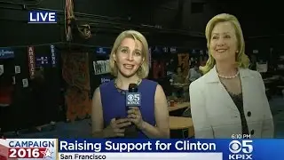 CAMPAIGN 2016: KPIX Political Analyst Melissa Caen Talks With Clinton Campaign Workers