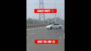 Drift gone wrong 😑 #rally #republicday #car #26january #drift #delhi #modifiedcar #tyre#shots#viral