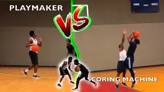 4v4 HOOP SESSION | PLAYMAKER VS SCORING MACHINE