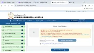 UPSC CSE Form Fill Up Triple Signature Problem!