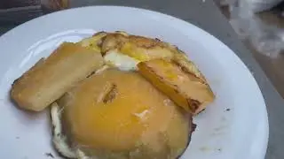 شرايح سليرياك مسلوقة وبيضه واحده،قطعه خبز مع جبن مازوريلا celery slices & egg Rye bread& & cheese 
